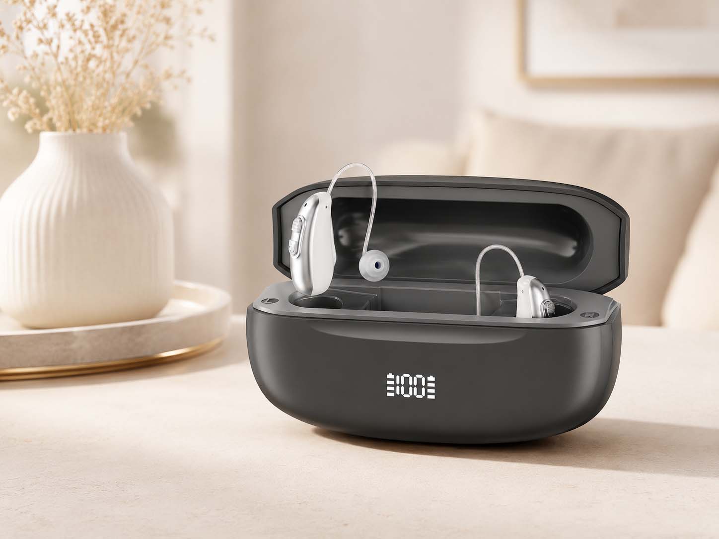 Hearvello rechargeable hearing support pair